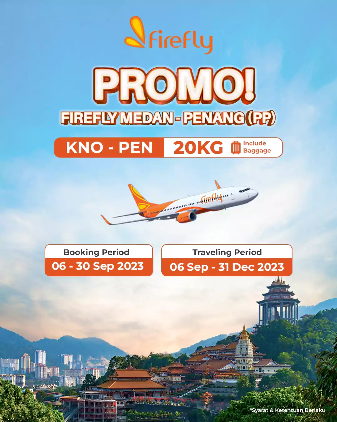 Banner Web Firefly Promotion free baggage 20Kg feed new