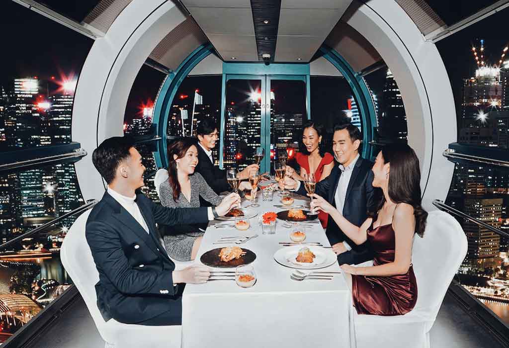 Singapore Flyer Sky Dining Experience